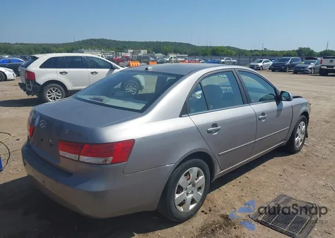 2007 Hyundai Sonata Gls from USA, damaged, VIN 5NPET46C27H288798